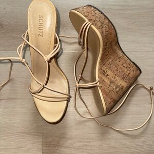 SCHUTZ CALABRIA WEDGE SANDAL